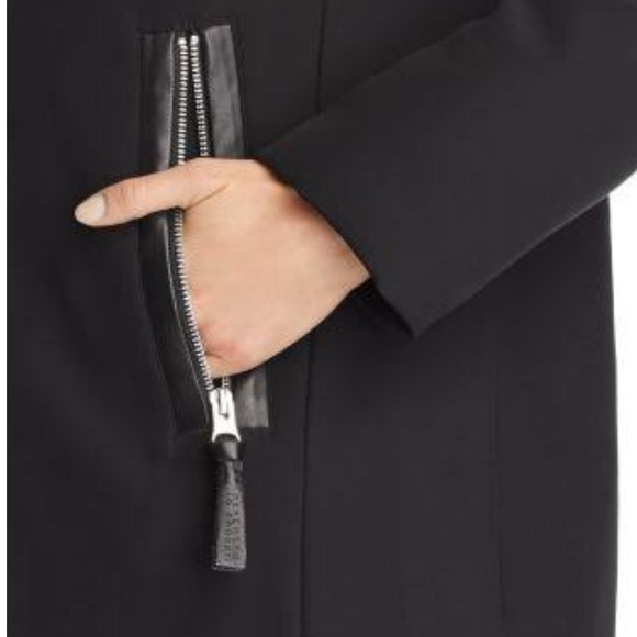 Derek Lam 10 Crosby Black Down Coat - Picture 3 of 12